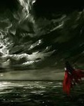 99px.ru аватар Девушка в красном платье на берегу море