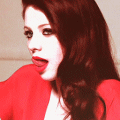 99px.ru аватар Michelle Trachtenberg / Мишель Трахтенберг с ярким макияжем откровенно кокетничает