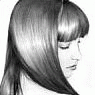 99px.ru аватар Девушка с длинными волосами и челкой