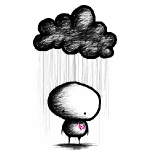 Аватар Тучка над нарисованным человечком