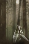 99px.ru аватар Девушка сидит в лесу