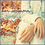Аватар Девушка сидит около осенних листьев (Her autumn)
