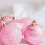 Аватар Новогодние шары розового цвета