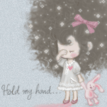 99px.ru аватар Плачущая девочка с игрушечным зайчиком (Hold my hand)