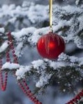 99px.ru аватар Новогодняя игрушка на заснеженной елке