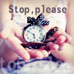 Аватар Девушка держит часы в руке (Stop, please)