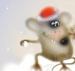 99px.ru аватар Мышка встречает играет в снежки
