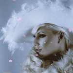 99px.ru аватар Девушка в белой шляпе, снежная королева
