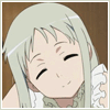 Аватар Мэнма мило улыбается, аниме Невиданный цветок / Anohana