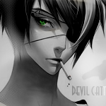 Аватар Девушка с сигаретой (Devil cat)