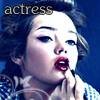 Аватар Девушка красит губы ярко - красной помадой (actress)