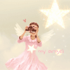 99px.ru аватар Девушка в розовом платье парит в облаках с фотоаппаратом в руках (my angel)