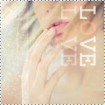 Аватар Девушка касается своих губ (Love, Love)