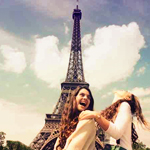 99px.ru аватар Счастливые девушки гуляют по Парижу