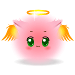 99px.ru аватар Розовая кавайка-ангел