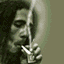 99px.ru аватар Bob Marley / Боб Марли курит сигарету