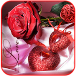 Аватар Роза и два сердечка  (Love / Любовь)