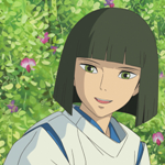 Аватар Хаку ободряюще смотрит. Из мультфильма Унесённые призраками / Spirited away