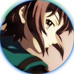 Аватар Нагато Юки из аниме Меланхолия Харухи Судзумии / The Melancholy of Haruhi Suzumiya вполоборота пристально смотрит на вас