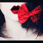 99px.ru аватар Девушка с красными губами и красным бантом