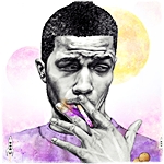 Аватар Американский певец Kid Cudi / Кид Кади с сигаретой