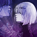 Аватар Mihael Keehl / Михаэль Кэль на фиолетовом фоне, из аниме Death Note / Тетрадь смерти