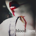 99px.ru аватар Девушка с ярко алыми губами измазанная в крови (blood lines / кровавые линии)