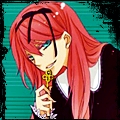 Аватар Вокалоид Мегурине Лука / Vocaloid Megurine Luka с ключом в руке