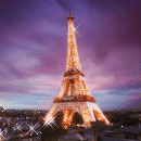 99px.ru аватар Эйфелева башня в Париже на фоне закатного неба