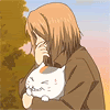 Аватар Таки и Нянко-сенсей из аниме Тетрадь дружбы Нацумэ / Natsume Yuujinchou / Natsume`s Book of Friends хихикают