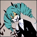 Аватар Вокалоид Мику Хатсуне / Vocaloid Miku Hatsune с маской на лице