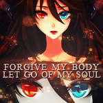 99px.ru аватар Готичная анимешная девушка с разноцветными глазами - синим и огненным (FORGIVE MY BODY LET GO OF MY SOUL)