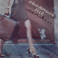 99px.ru аватар Девушка с чемоданом уходит (Оглянись на меня...)
