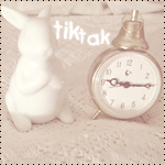 Аватар Игрушечный заяц рядом с будильником (tik tak)