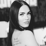 99px.ru аватар Меган Фокс / Megan Fox с тату на лопатке