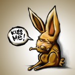 Аватар Страшненький кролик требует чтобы его поцеловали (Kiss me! / Поцелуй меня! )
