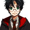 99px.ru аватар Гарри Поттер / Harry Potter в стиле аниме
