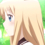Аватар Toshinou Kyouko / Кёко Тосино из аниме Лилии на ветру / Yuru Yuri улыбается