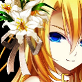Аватар Вокалоид Лили / Vocaloid Lily с лилиями в волосах