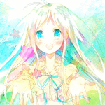 Аватар Веселая Menma (Meiko Honma) / Мэнма (Мэйко Хонма) из аниме Невиданный цветок / Anohana в цветах