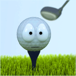 99px.ru аватар Над мячиком для гольфа занесена клюшка