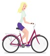 99px.ru аватар Девушка на велосипеде