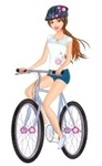 99px.ru аватар Девушка в шлеме на велосипеде