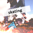 Аватар Парень выполняет прыжок на скейте (skating / скейтинг)