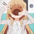 Аватар Aisaka Taiga / Тайга Айсака из аниме Торадора! / Toradora! ест