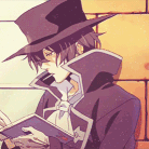99px.ru аватар Gilbert Nightray / Гилберт Найтрей из аниме Pandora Hearts / Сердца Пандоры с книгой в руках