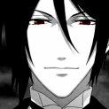 99px.ru аватар Sebastian Michaelis / Себастьян Микаэлис из аниме Kuroshitsuji / Тёмный дворецкий облизывает большой палец