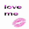 Аватар Отпечаток розовой губной помады (love me / люби меня)