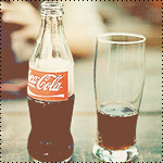 Аватар Бутылка и стакан Кока-Колы / Coca-Cola