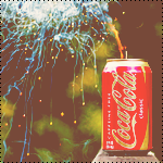 Аватар Банка Кока-Колы / Coca-Cola с фейерверком